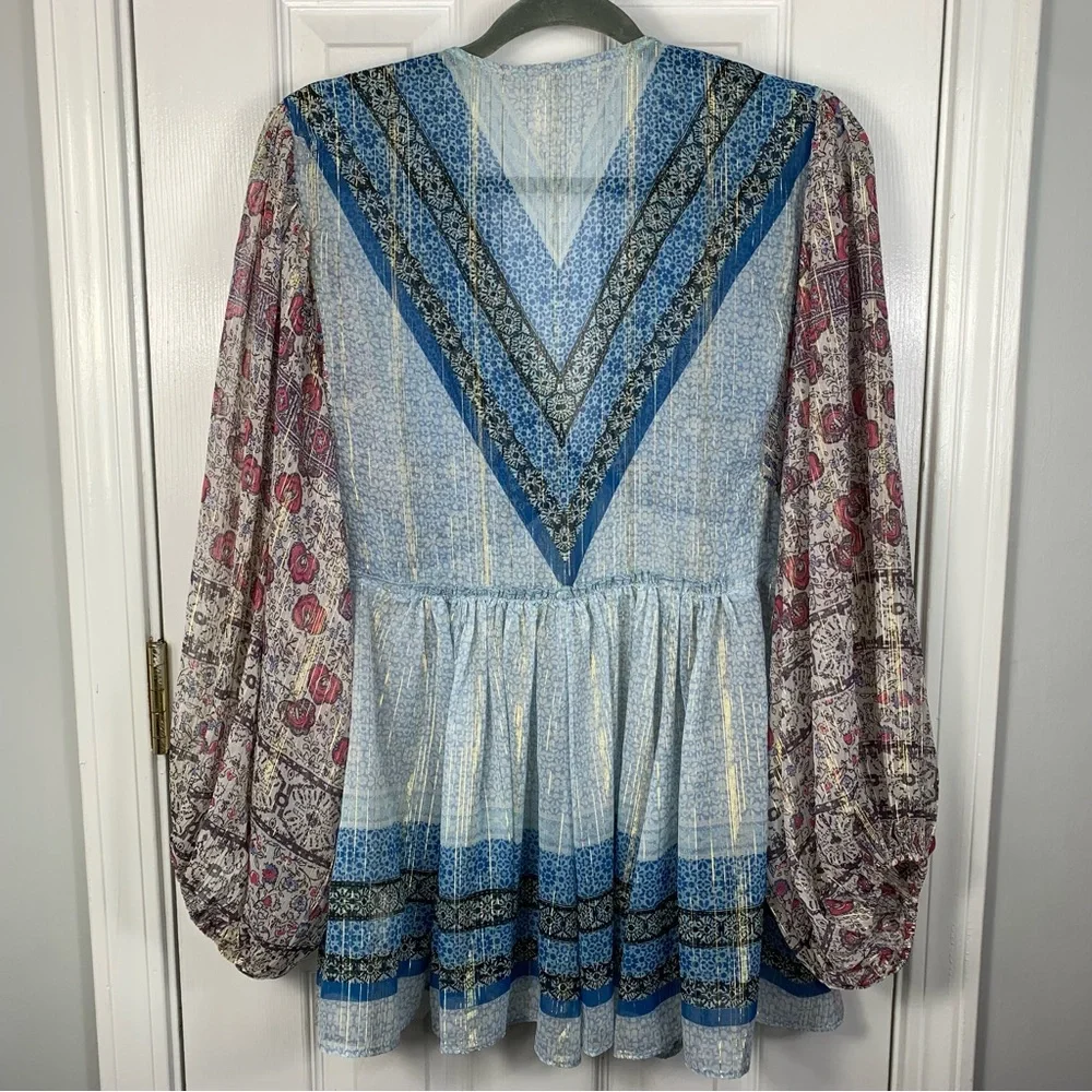 Free People Women's Tops Aliyah Blouse Size Medium